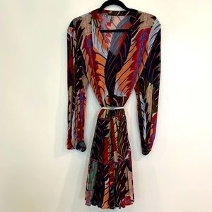 blink London Anthropologie Palm Print Dress